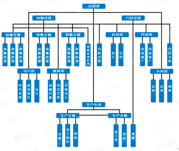 賽尚組織機構(gòu)示意圖