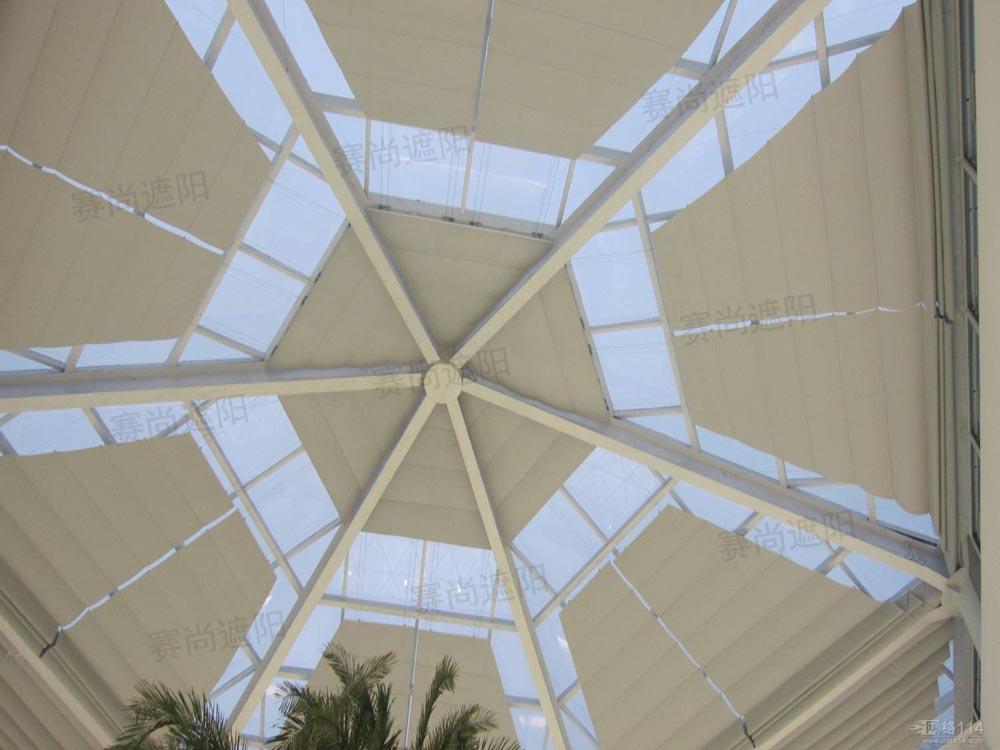 FCS電動天棚簾實景圖