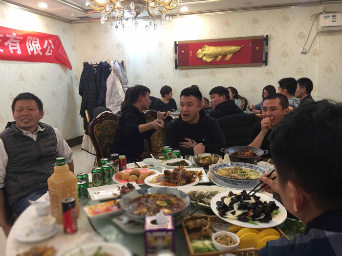 賽尚遮陽(yáng)2019年春節(jié)放假前聚餐活動(dòng)