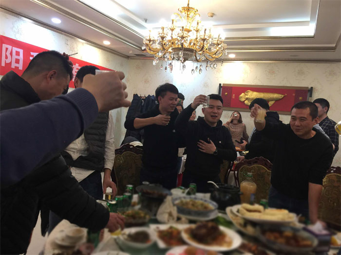 賽尚遮陽(yáng)2019年春節(jié)放假前聚餐活動(dòng)