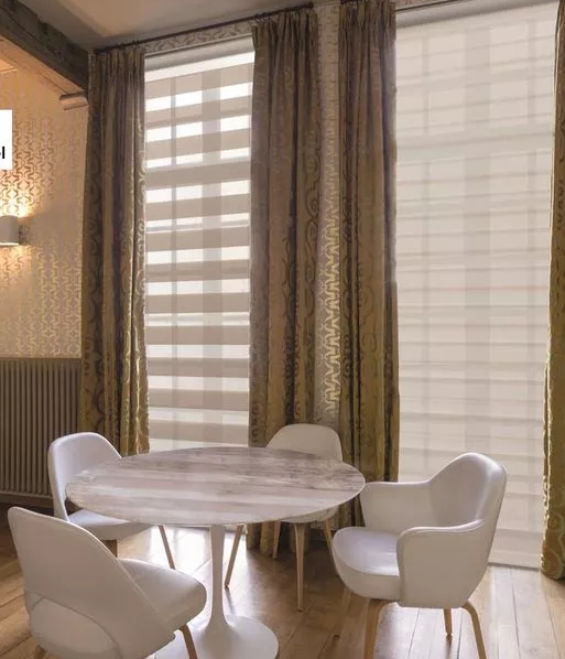 全面的斑馬簾窗飾遮陽結(jié)構(gòu)、安裝和效果圖