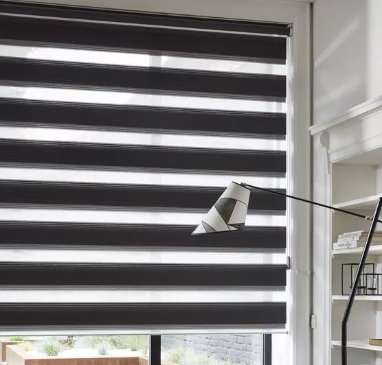 全面的斑馬簾窗飾遮陽結(jié)構(gòu)、安裝和效果圖