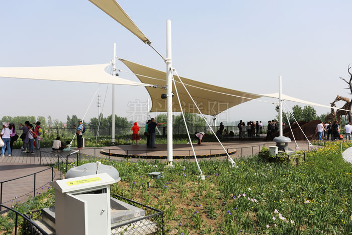 北京世園會萬花筒電動卷簾項目