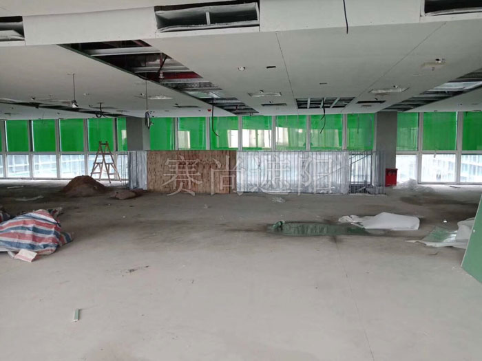 招商局前海經貿中心三期幕墻外電動遮陽卷簾工程（G30項目）進入驗收前調試