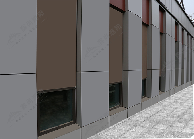 防風卷簾實景圖