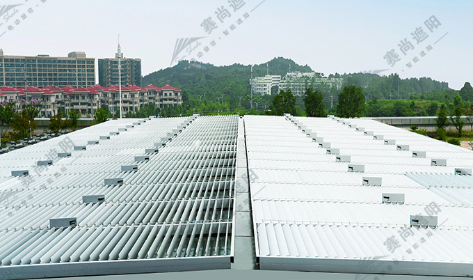 圖：梭形百葉實景圖