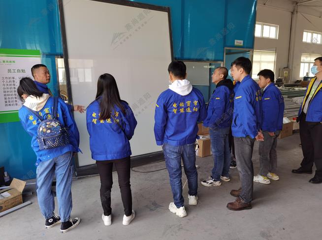 圖：培訓現(xiàn)場，總經(jīng)理發(fā)言