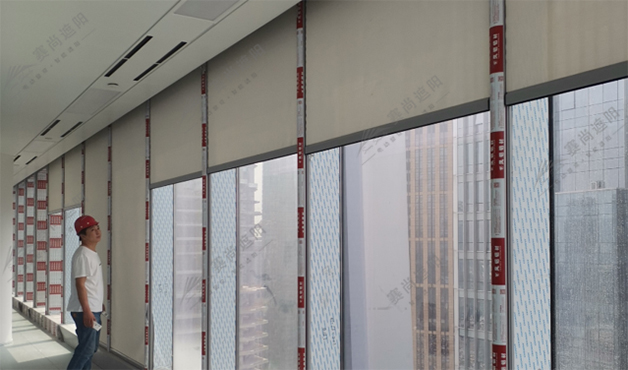 圖一室內電動卷簾