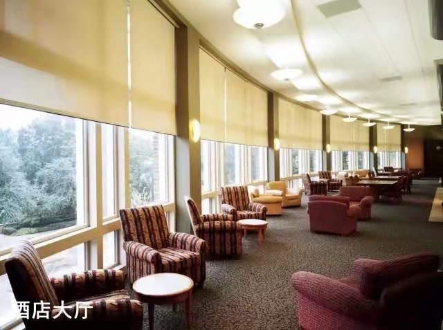 酒店大廳卷簾實(shí)景圖