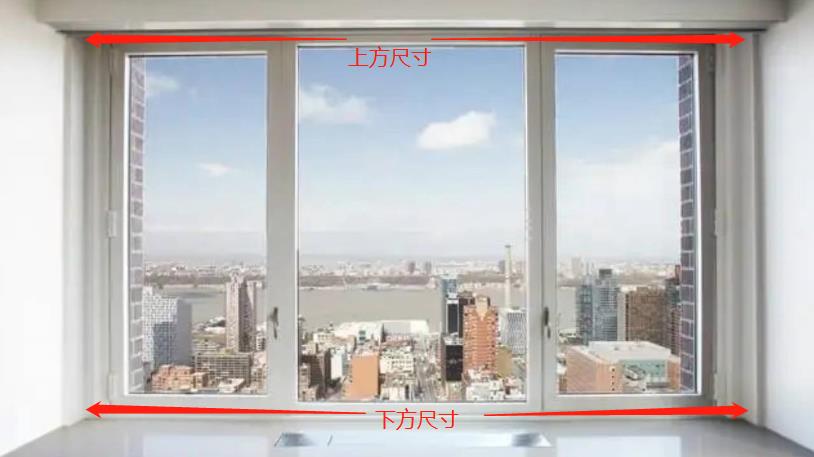 圖示：測(cè)量上下口