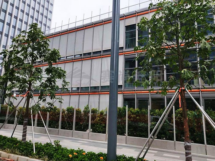 深圳前海G30薈同國際學校織物外遮陽工程